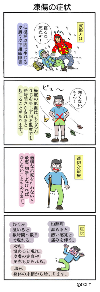 No.175 凍傷の症状 | COLTマンガチャンネル